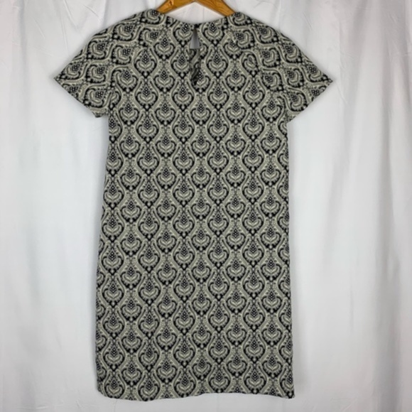 Zara Basic shift dress with textured pattern, XS - Picture 2 of 7